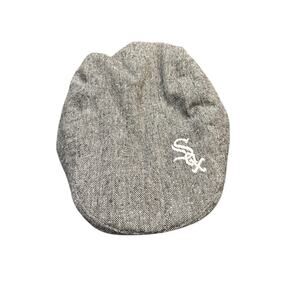 Chicago white Sox gray tweed newsboy hat kick 10 brand Jameson Irish whiskey.